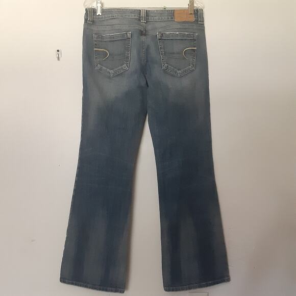 Vintage American Eagle Boyfriend 77 Bootcut Jeans Mid Rise Denim Y2K Sz 10 Short - Picture 5 of 10